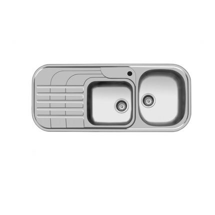 سینک استیل توکار اخوان کد 72 چپ لگن
