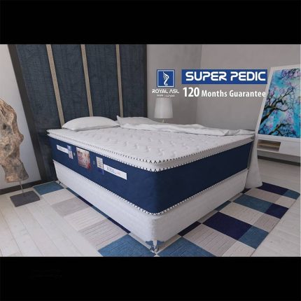 تشک رویال سوپر طبی فنری تکنفره 10 سال ضمانت(فنرمیکرو)سایز200*90