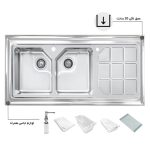 سینک اخوان روکار کد 325 راست لگن