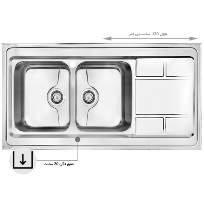 سینک کن مدل 9052P روکار