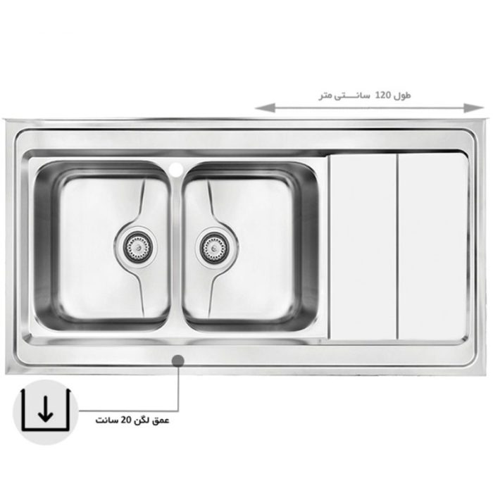 سینک کن مدل 9062P روکار