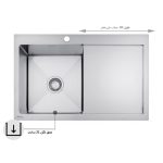 سینک بیمکث مدل 721BS توکار چپ لگن