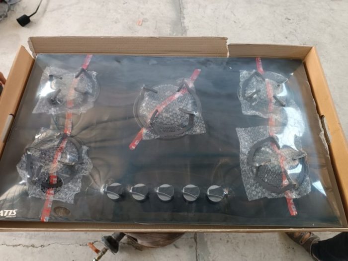 اجاق گاز ۵ شعله صفحه شیشه بدون ترموکوبل مدل G110