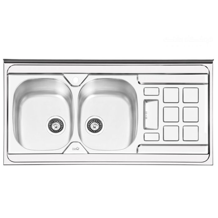 سینک ایلیا استیل مدل 1021 روکار چپ لگن