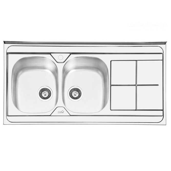 سینک ایلیا استیل مدل 1041 روکار چپ لگن