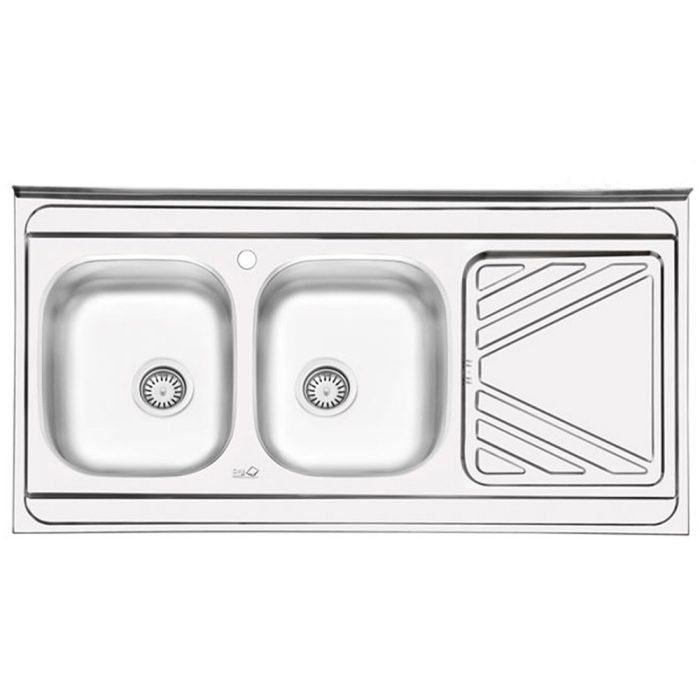 سینک ایلیا استیل مدل 3028 روکار چپ لگن