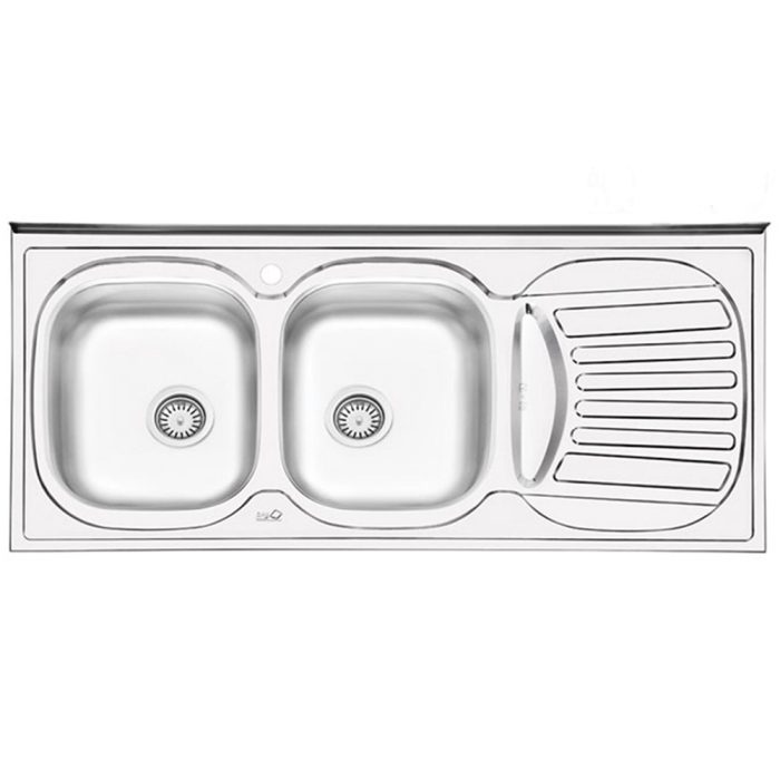 سینک ایلیا استیل مدل 3510 روکار چپ لگن