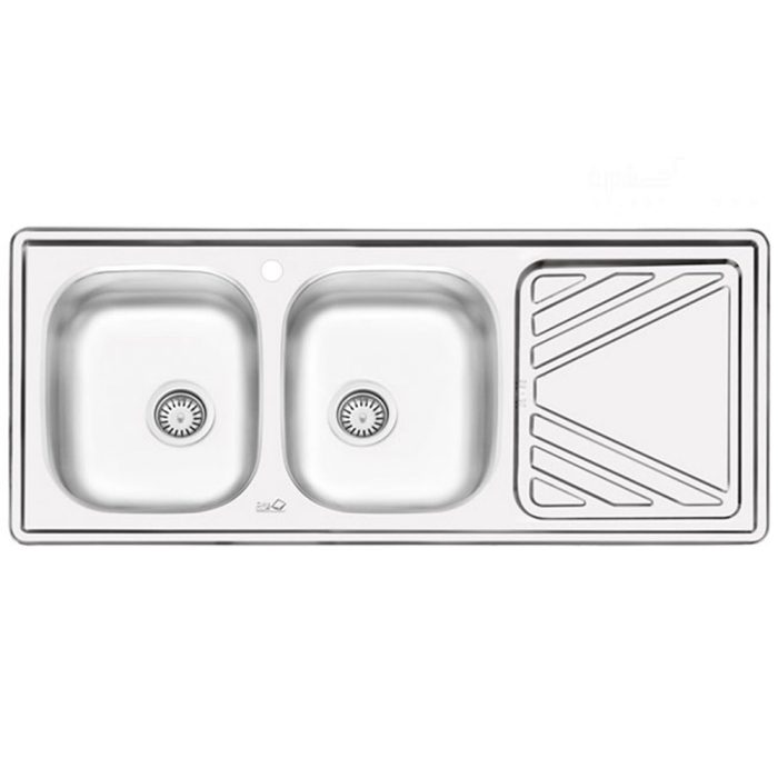سینک ایلیا استیل مدل 4028 توکار چپ لگن